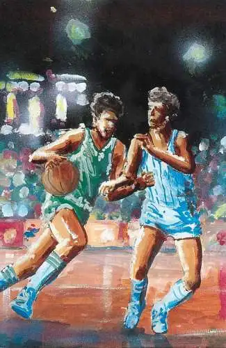 Sports postcard Basketball Loisir