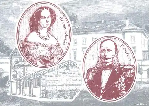 Luxemburg Walferdange ancienne residence Grand Ducale Prenz Hary Prenzessin Amalia