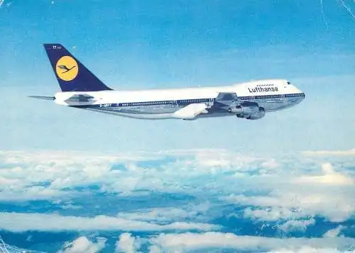 Transportation airplane Lufthansa B 747