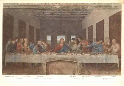 Fine arts painting l'ultima cena Leonardo da Vinci