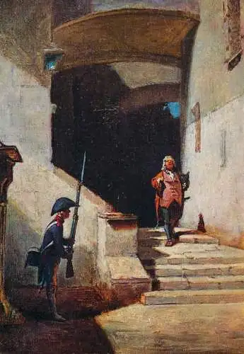 Fine arts painting Carl Spitzweg Er Kommt