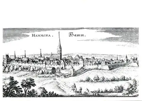 Germany Hamm Hammona village etch