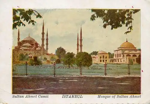 Turkey Istanbul sultan Ahmet Camii mosque