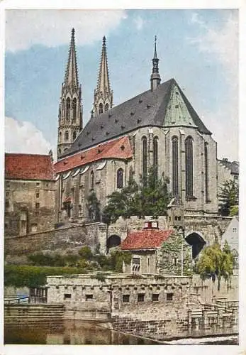 Church Gorlitz Peterskirche Baubeginn