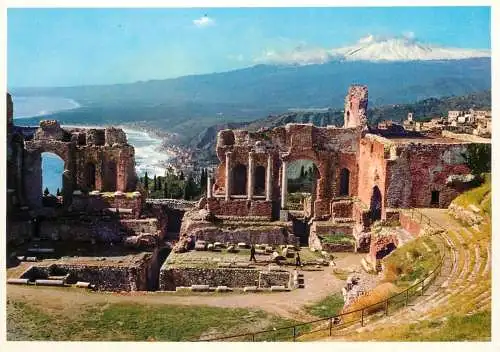 Italy Taormina greek theatre
