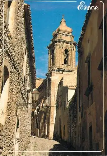 Italy Erice narrow street