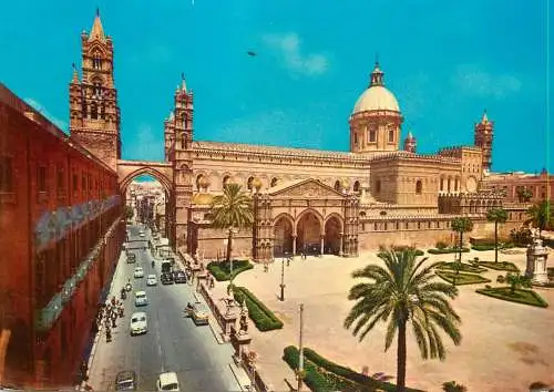Italy Palermo cattedrale e Palazzo Arcivescovile 1969