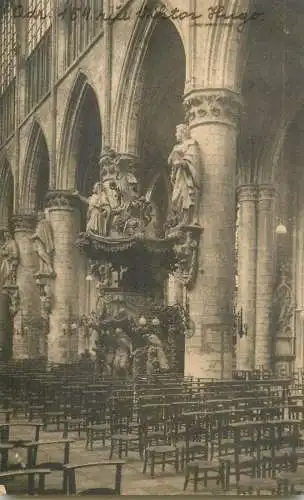 Belgium Eglise St Gudule interior aspect