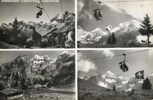 Switzerland Sesseslbahn Kandersteg-Oeschinen multi view