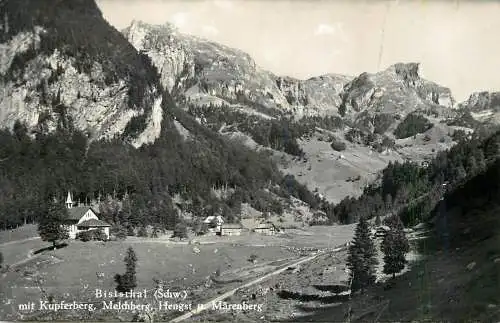 Switzerland Bisisthal picturesque mountain view