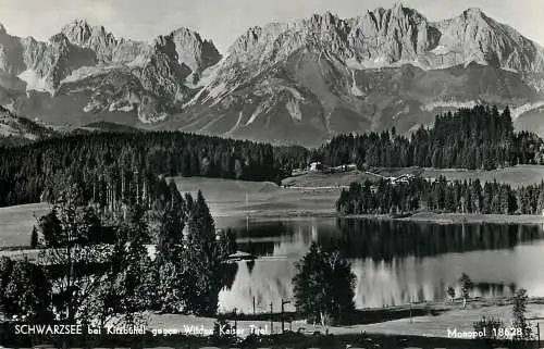 Austria Schwarzsee bei Kitzbuhel gegen Wilden Kaiser Tirol