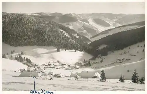 Germany Todtnau Hohenluftkurort und Wintersportplatz Muggenbrunn/ Hochschwarzwald Pension "Altes Haus"