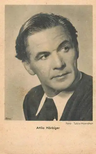 Cinema film star Attila Horbiger Foto: Tobis Haenchen