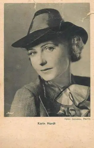 Cinema film star Karin Hardt foto: Sondau Berlin