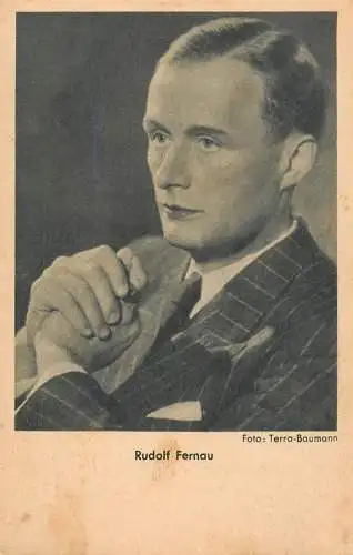 Cinema film star Rudolf Fernau foto: Terra Baumann