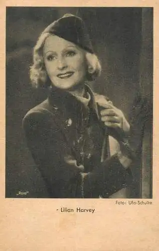 Cinema film star Lilian Harvey foto: Ufa Schulte