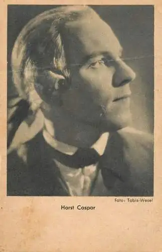 Cinema film star Horst Caspar foto: Tobis Wesel