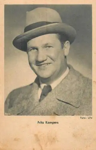 Cinema film star Fritz Kampers foto Ufa Baumann