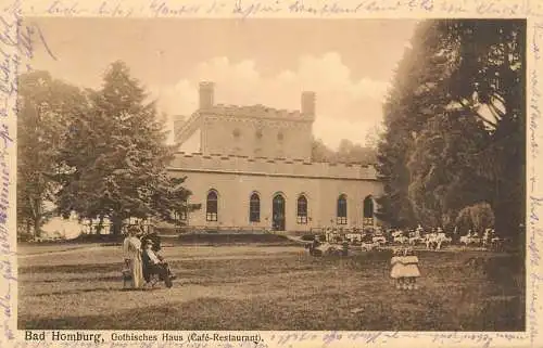 Germany Bad Homburg Gotisches Haus Cafe Restaurant