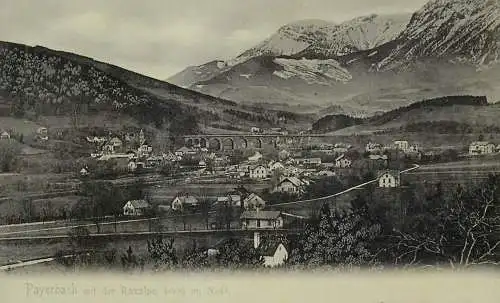 Austria Payerbach mit der Raxalpe