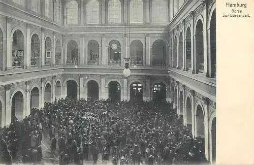Germany Hamburg Borse zur Borsenzeit