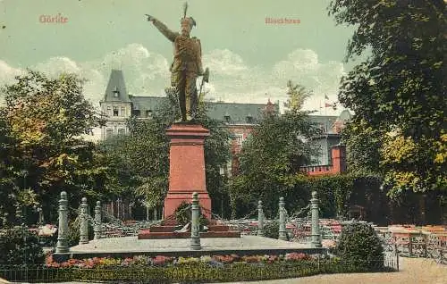 Germany Gorlitz Blockhaus officer general statue