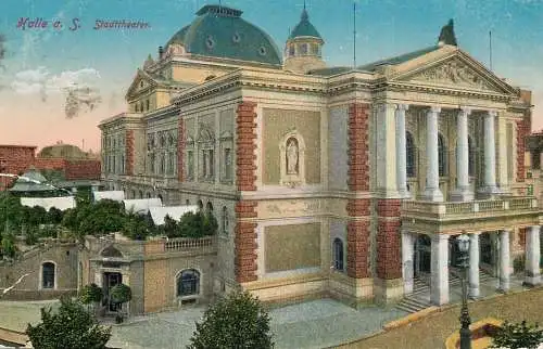 Germany Halle a.S. Stadttheater