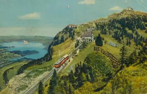 Switzerland Rigi-Staffel und Kulm Blick auf den Zugersee