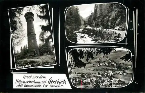 Germany Gruss aus dem Hohenluftkurort Gersbach multi view