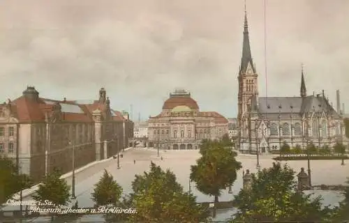 Germany Chemnitz Museum, Theater & Peterkirche
