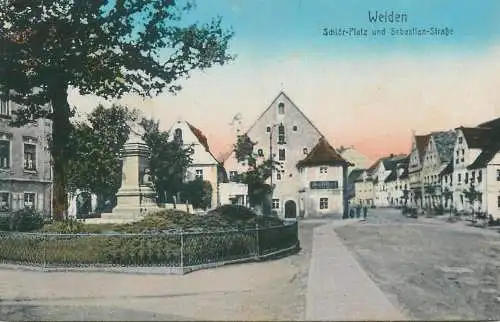 Germany Weiden Schlor-Platz Sebastian-Strasse