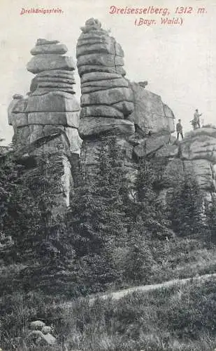 Germany Dreikonigsstein Dreisesselberg Bayerische Wald