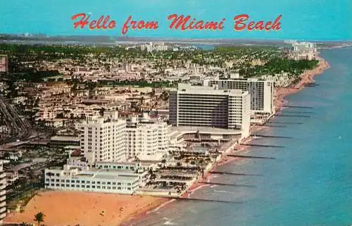 USA Miami Beach FL panoramic view