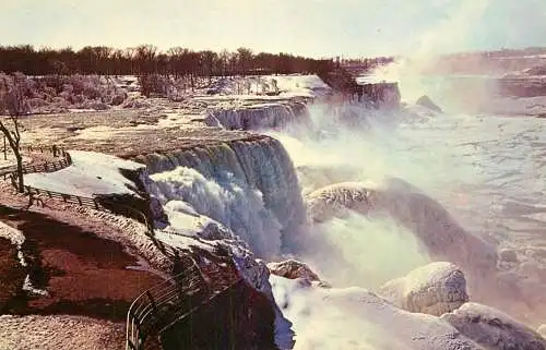 Canada Niagara Falls Ontario winter scenery