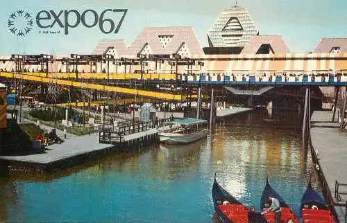 Canada Montreal Expo 1967 Ile Notre Dame general view