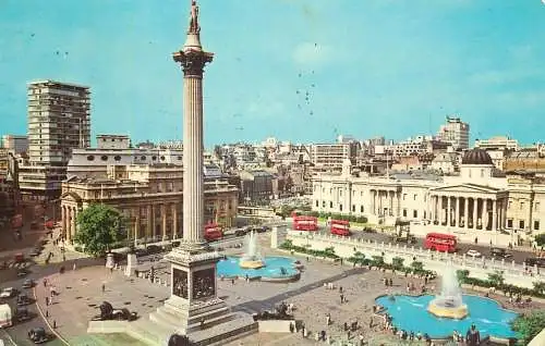 England London Trafalgar Square & Nelson's Column