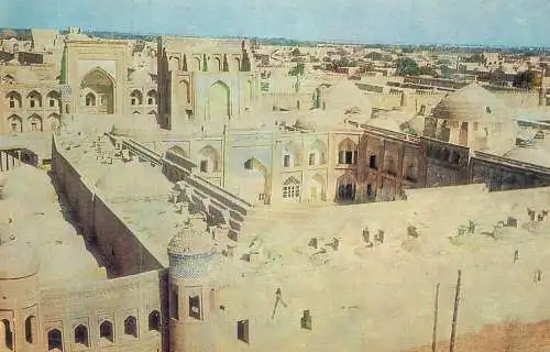 Uzbekistan Khiva Ichan-kala overview