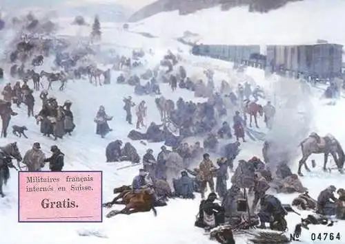Militaires francais internes en Suisse