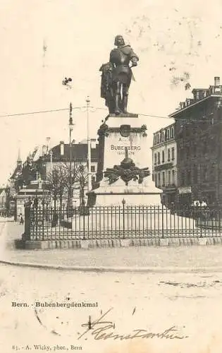 Bern Bubenberg denkmal 1903