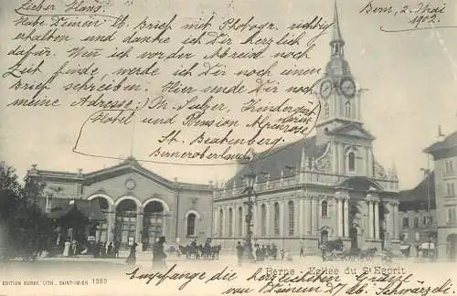 Bern 1902 eglise du St. Esprit