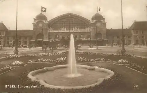 Basel Bundesbahnhof 1922