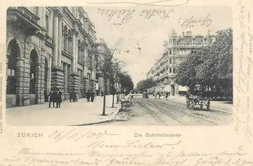 Zurich Bahnhofstrasse 1900