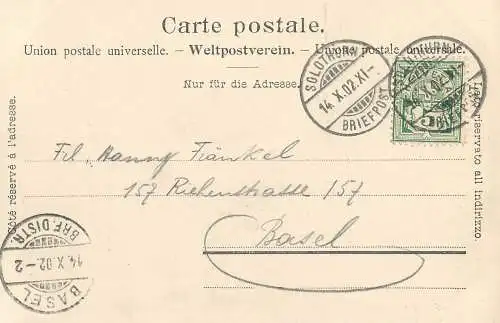 Solothurn St. Ursuskirche 1902