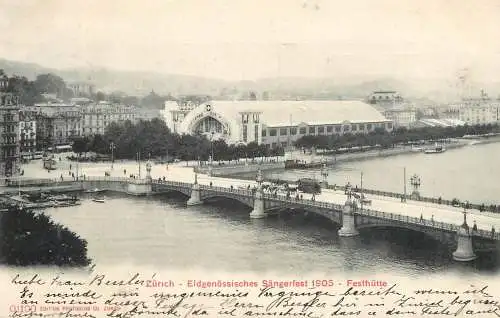 Zurich Eidegenossisches Sangerfest 1905 Festhutte
