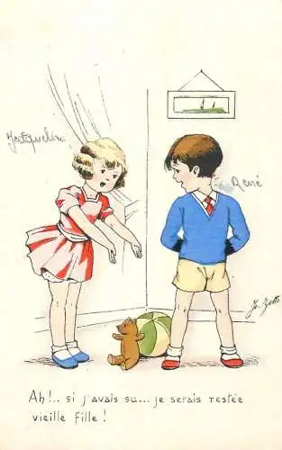 French humour drawn children comic teddy bear