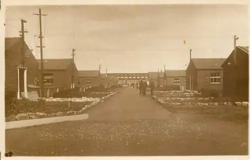 Military camp real photo postcard