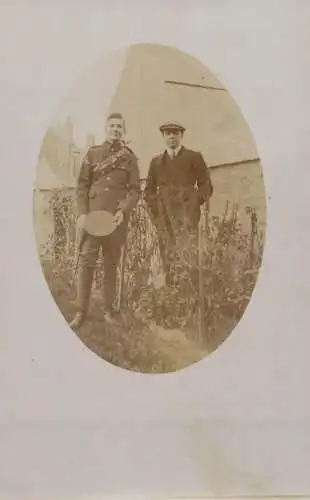 Military souvenir photo postcard