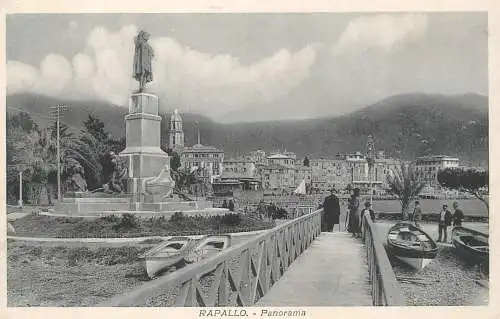 Italy Italia Rapallo panorama