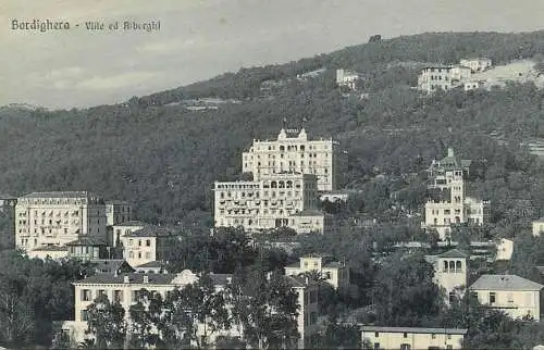 Italy Italia Bordighera Imperia 1921