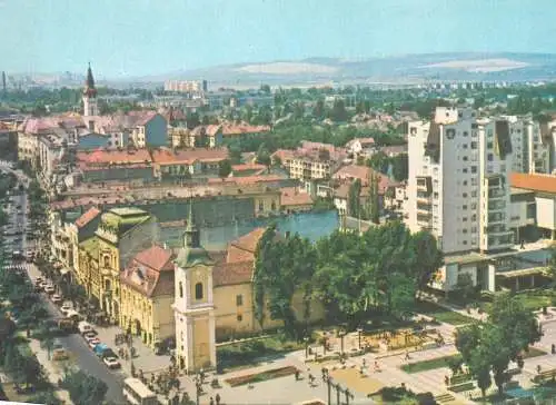 Postcard Romania vedere Targu Mures
